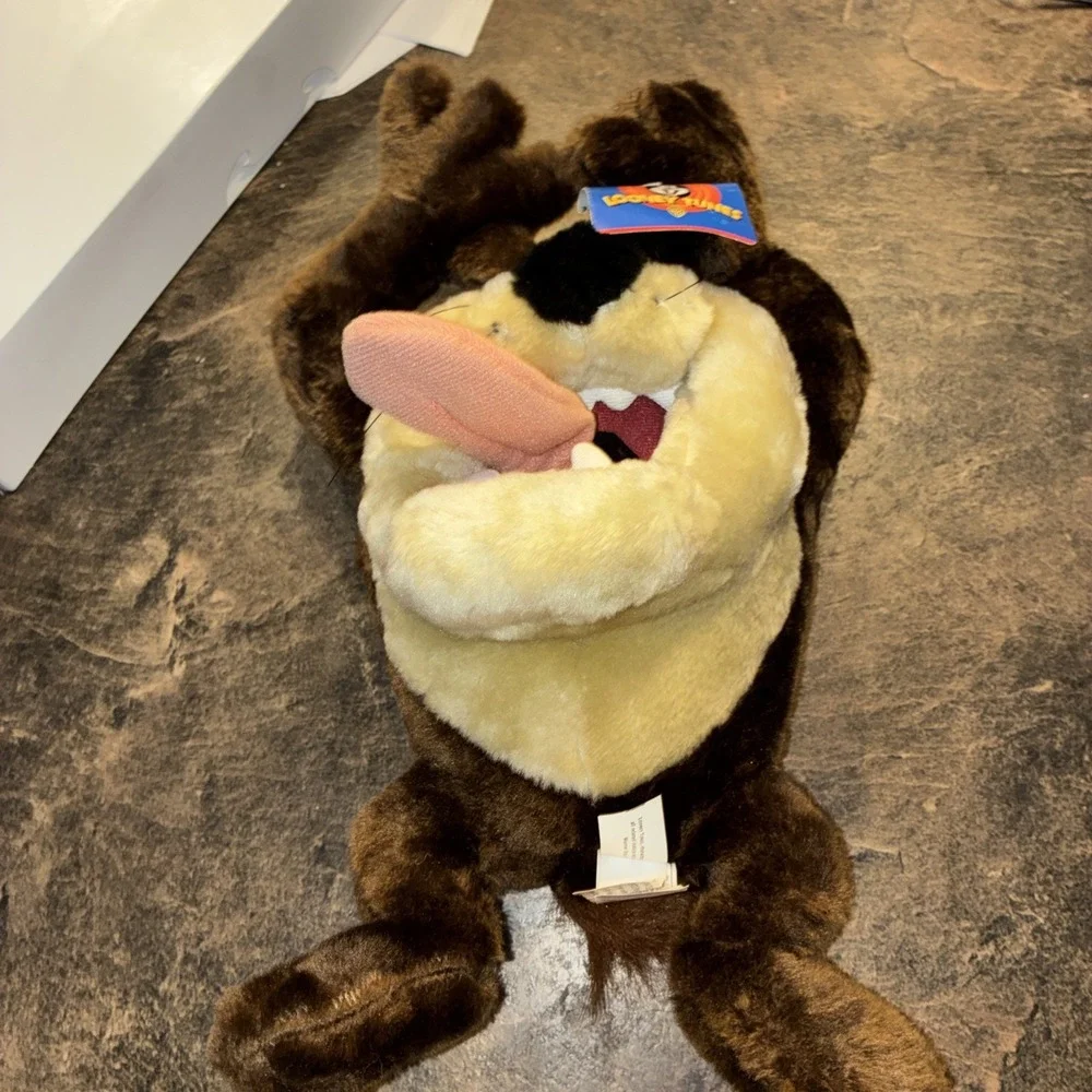 Vintage Looney Tunes Taz Tazmanian Devil Plush 1998 14